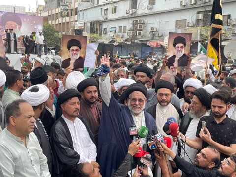 کراچی؛ ایران کی حمایت میں عظیم الشان مردہ باد امریکہ و اسرائیل ریلی