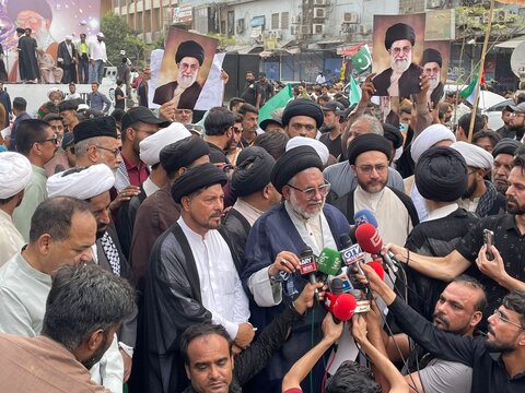 کراچی؛ ایران کی حمایت میں عظیم الشان مردہ باد امریکہ و اسرائیل ریلی