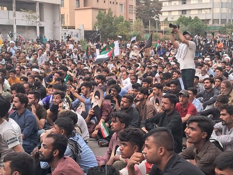 کراچی؛ ایران کی حمایت میں عظیم الشان مردہ باد امریکہ و اسرائیل ریلی