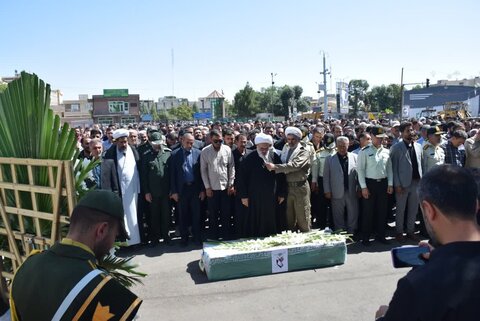 تصاویر/ تشییع پیکر مطهر شهید علیرضا خدادادی در شهرستان میاندوآب