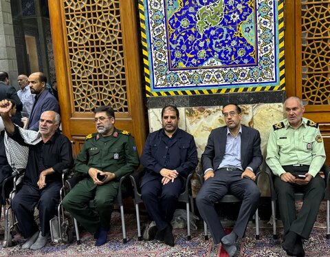 تصاویر/ مراسم وداع با شهدای حمله اسرائیل به یزد