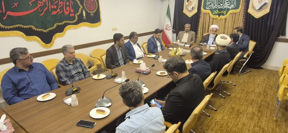 دیدار مسئولین دستگاه قضایی آبیک با امام جمعه شهرستان آبیک