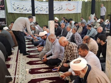 تصاویر/ گردهمایی بزرگ عاشورائیان در شهرستان بدره