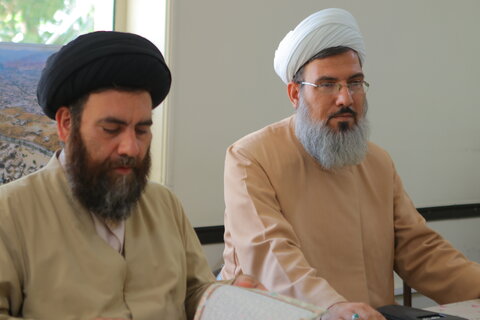 جلسه گزارش عملکرد قرارگاه جهادی تبیینی شهید حاجی زاده