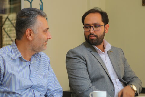 دیدار مدیرکل کانون پرورش فکری کودکان و نوجوانان با مدیر حوزه علمیه همدان