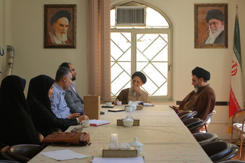 دیدار مدیرکل کانون پرورش فکری کودکان و نوجوانان با مدیر حوزه علمیه همدان