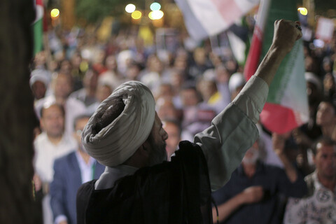 تجمع مردم بیرجند در محکومیت جنایات آمریکا و رژیم صهیونیستی