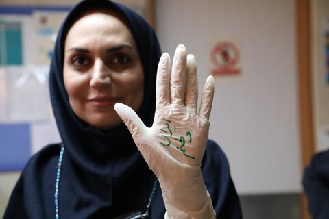 تصاویر/تا پای جان برای ایران؛ کادر درمان در صف مقدم حمایت از وطن