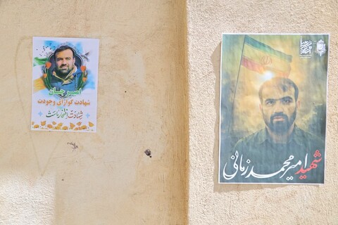 تصاویر / حضور امام جمعه همدان در منزل شهدای جنایت اخیر رژیم صهیونیستی