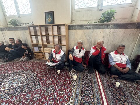 تصاویر / مراسم بزرگداشت شهید امدادگر هلال احمر مجتبی ملکی در قم