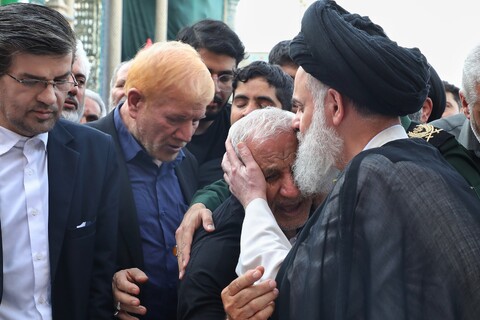 تصاویر/ تصاویر/ تشییع ۸ شهید استان قم در حملات رژیم صهیونیستی