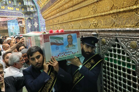 تصاویر/ تصاویر/ تشییع ۸ شهید استان قم در حملات رژیم صهیونیستی