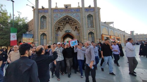 تصاویر / مراسم تشییع پیکر مطهر شهدای حملات رژیم غاصب صهیونیستی در قم