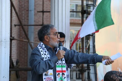 تصاویر/:تجمع ضدصهیونیستی مردم ارومیه؛ در تقدیر و حمایت از نیروهای امنیتی و نظامی