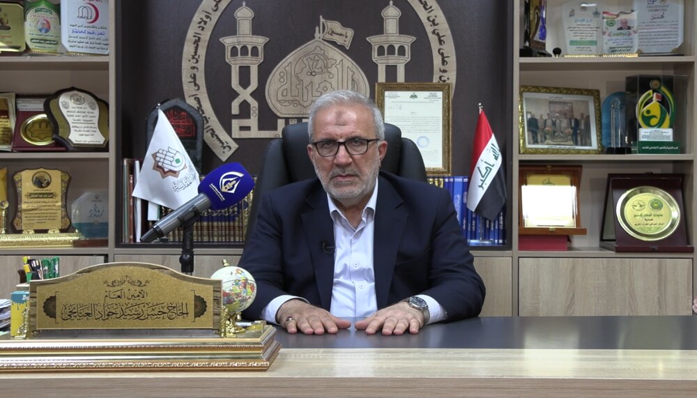 مدیر حرم امام حسین (ع): مراسم تعویض پرچم با حملات دشمنان به ویژه رژیم صهیونیستی همزمان شده است