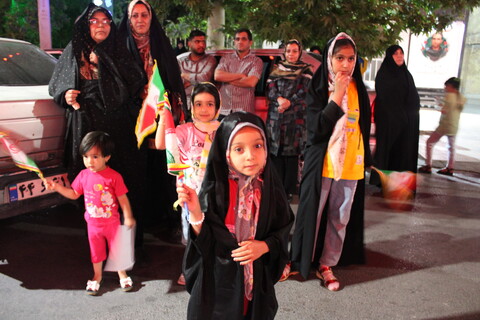 تصاویر/ اجرای حماسی گروه سرود نورالحسن شهر ماهان