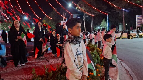 تصاویر/ اجرای حماسی گروه سرود نورالحسن شهر ماهان