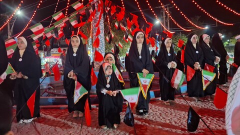 تصاویر/ اجرای حماسی گروه سرود نورالحسن شهر ماهان