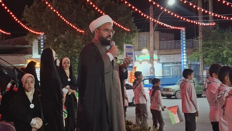 تصاویر/ اجرای حماسی گروه سرود نورالحسن شهر ماهان