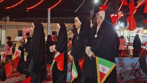 تصاویر/ اجرای حماسی گروه سرود نورالحسن شهر ماهان