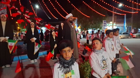 تصاویر/ اجرای حماسی گروه سرود نورالحسن شهر ماهان