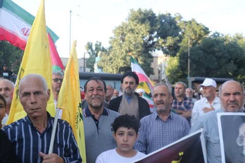 تصاویر / تجمع مردم استان  قزوین در حمایت از نیروهای مسلح و عملیات بزرگ بشارت فتح