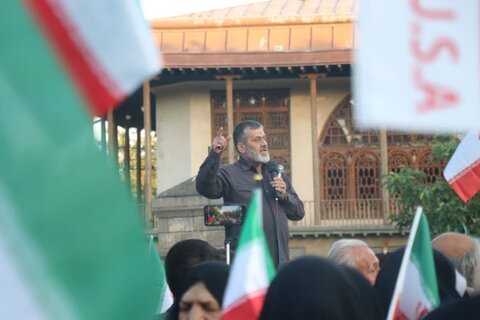 تصاویر / تجمع مردم استان  قزوین در حمایت از نیروهای مسلح و عملیات بزرگ بشارت فتح