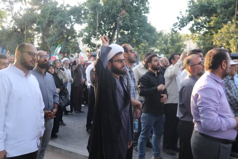 تصاویر / تجمع مردم استان  قزوین در حمایت از نیروهای مسلح و عملیات بزرگ بشارت فتح