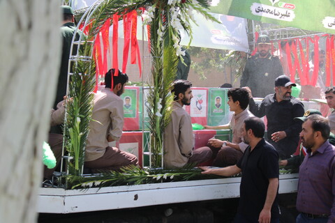 تصاویر/عطر شهادت در کرمان پیچید؛ وداع جانسوز مردم با فرزندان حاج قاسم