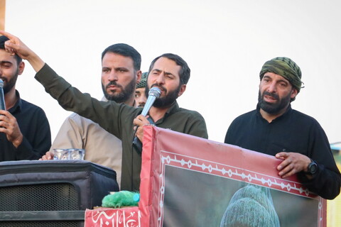 تصاویر / مراسم تشییع پیکر دو شهید تجاوز رژیم صهیونیستی در درچه اصفهان