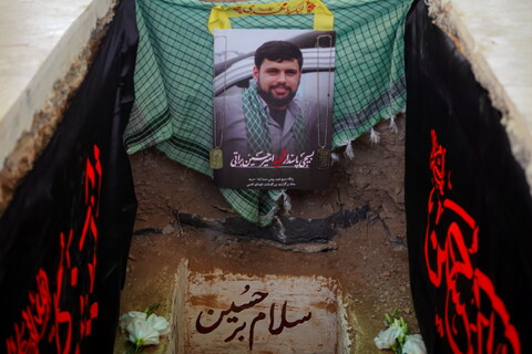 تصاویر / مراسم تشییع پیکر دو شهید تجاوز رژیم صهیونیستی در درچه اصفهان