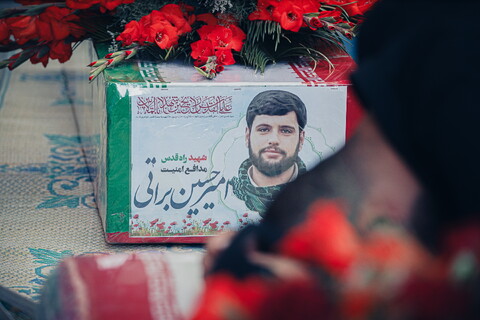 تصاویر / مراسم تشییع پیکر دو شهید تجاوز رژیم صهیونیستی در درچه اصفهان