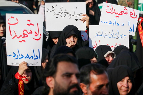 تصاویر / مراسم تشییع پیکر دو شهید تجاوز رژیم صهیونیستی در درچه اصفهان