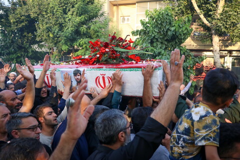 تصاویر / مراسم تشییع پیکر دو شهید تجاوز رژیم صهیونیستی در درچه اصفهان