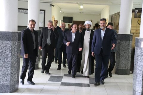 تصاویر / دیدار استاند ار قزوین با مجموعه دستگاه قضایی استان قزوین