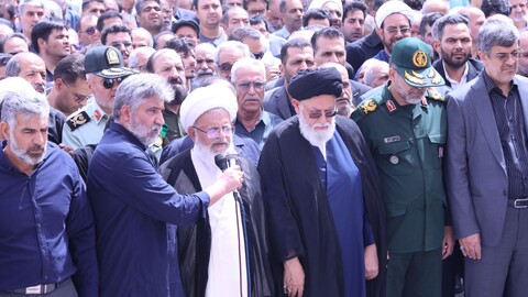 مراسم تشییع پیکرهای مطهر شهدا در یزد