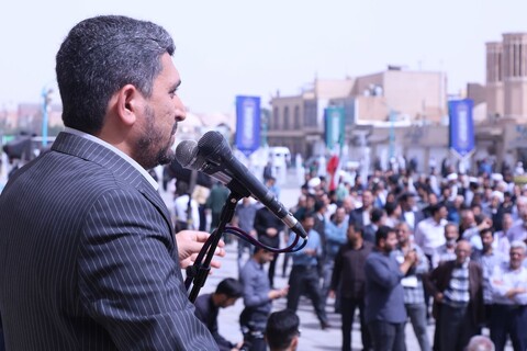 مراسم تشییع پیکرهای مطهر شهدا در یزد