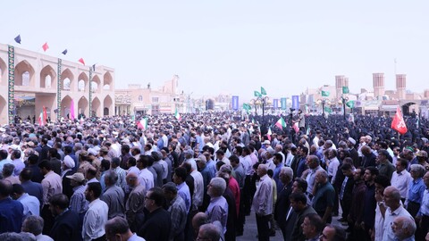 مراسم تشییع پیکرهای مطهر شهدا در یزد