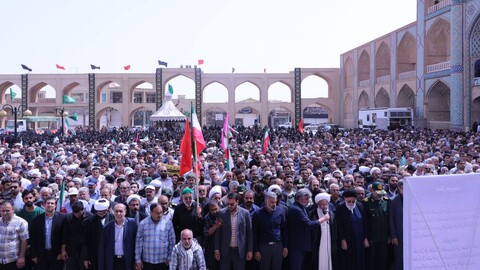 مراسم تشییع پیکرهای مطهر شهدا در یزد