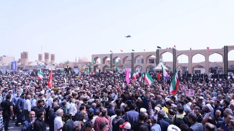 مراسم تشییع پیکرهای مطهر شهدا در یزد