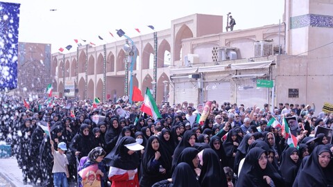 مراسم تشییع پیکرهای مطهر شهدا در یزد