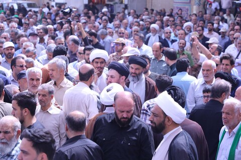 مراسم تشییع پیکرهای مطهر شهدا در یزد