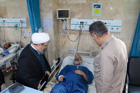 تصاویر | عیادت نماینده ولی فقیه در استان آذربایجان شرقی از مجروحان تجاوز رژیم صهیونیستی به استان آذربایجان شرقی
