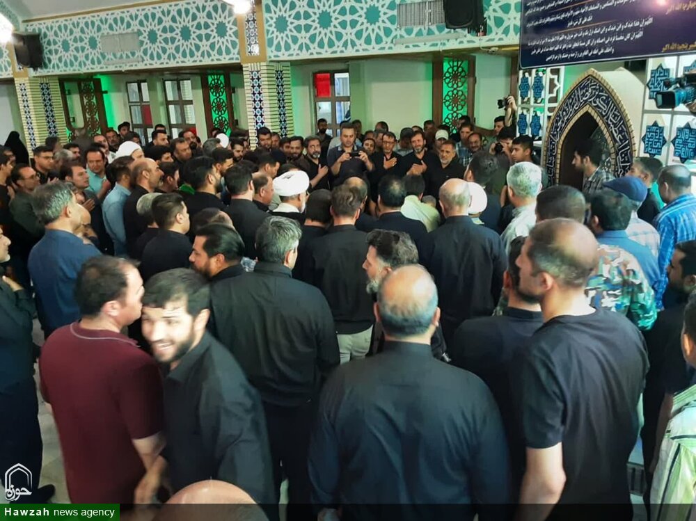 پیکر مطهر ۴ شهید مدافع وطن منطقه پدافند هوایی مرکزی تشییع شد+ تصاویر