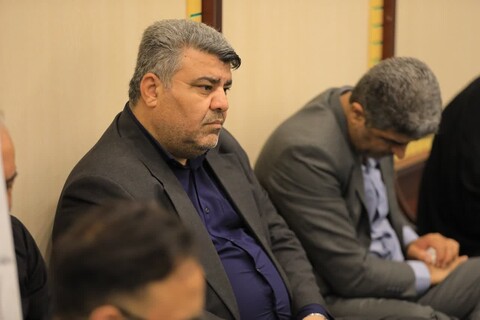 مراسم وداع با پیکر دو تن از شهدای حمله رژیم منحوس صهیونیستی به سپاه استان البرز