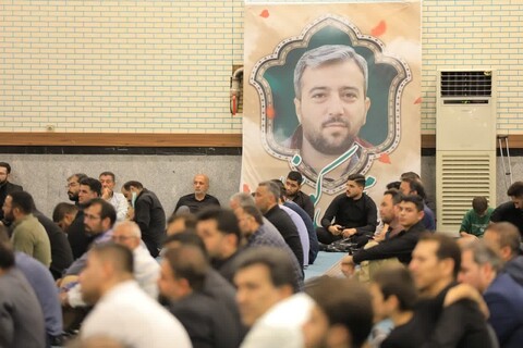 مراسم وداع با پیکر دو تن از شهدای حمله رژیم منحوس صهیونیستی به سپاه استان البرز