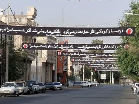 تصاویر/ کاشان رنگ و بوی محرم به خودگرفت