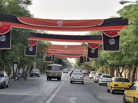 تصاویر/ کاشان رنگ و بوی محرم به خودگرفت