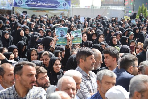 تصاویر / تشییع پیکر شهدای حمله رژیم صهیونیستی در همدان