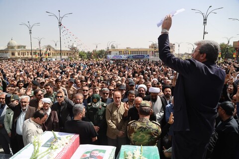 تصاویر / تشییع پیکر شهدای حمله رژیم صهیونیستی در همدان